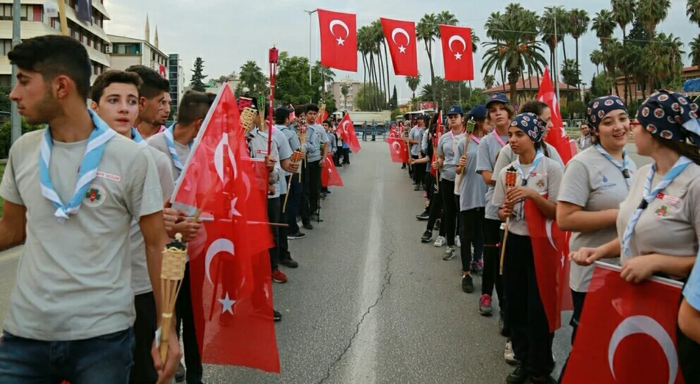 Adanalılar Cumhuriyet’in 101 yılını Coşkuyla kutladı