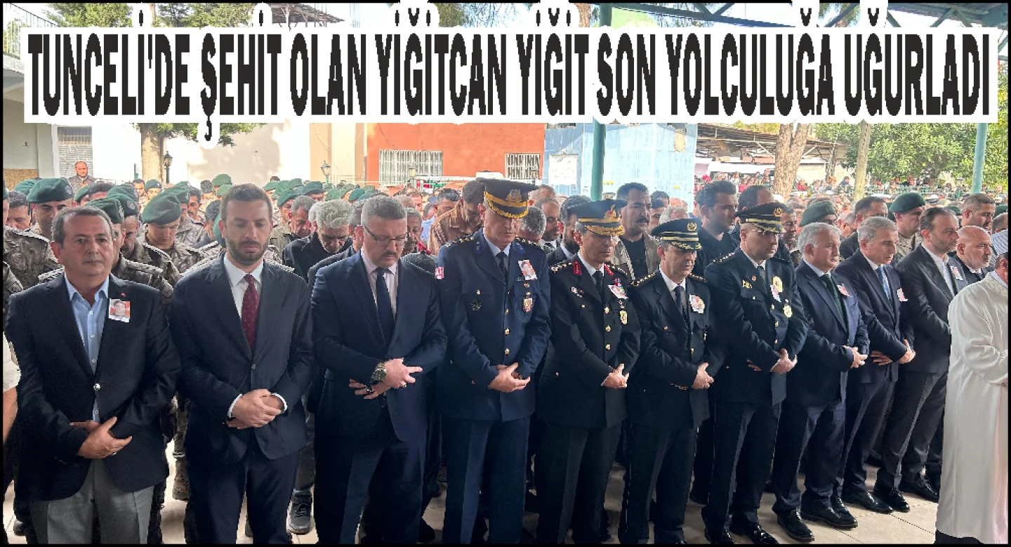 Tunceli Şehidi Yiğitcan’ı binlerce kişi son yolculuğa uğurladı