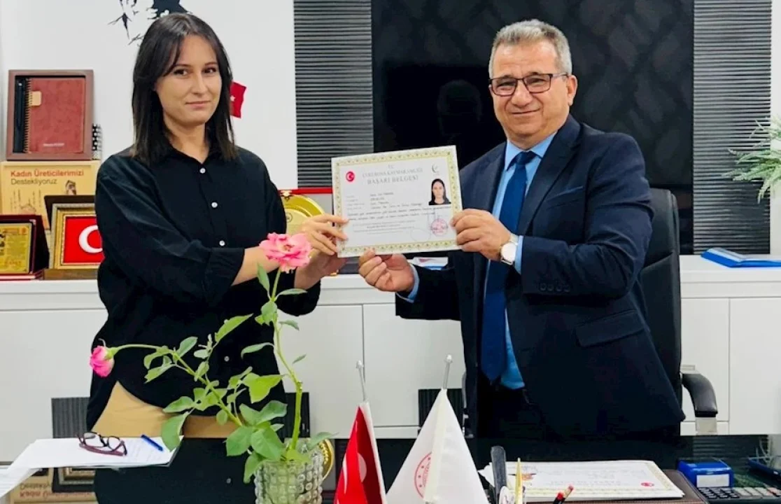 Çukurova İlçe Tarım Müdürlüğü’nden Personeline Başarı Belgesi