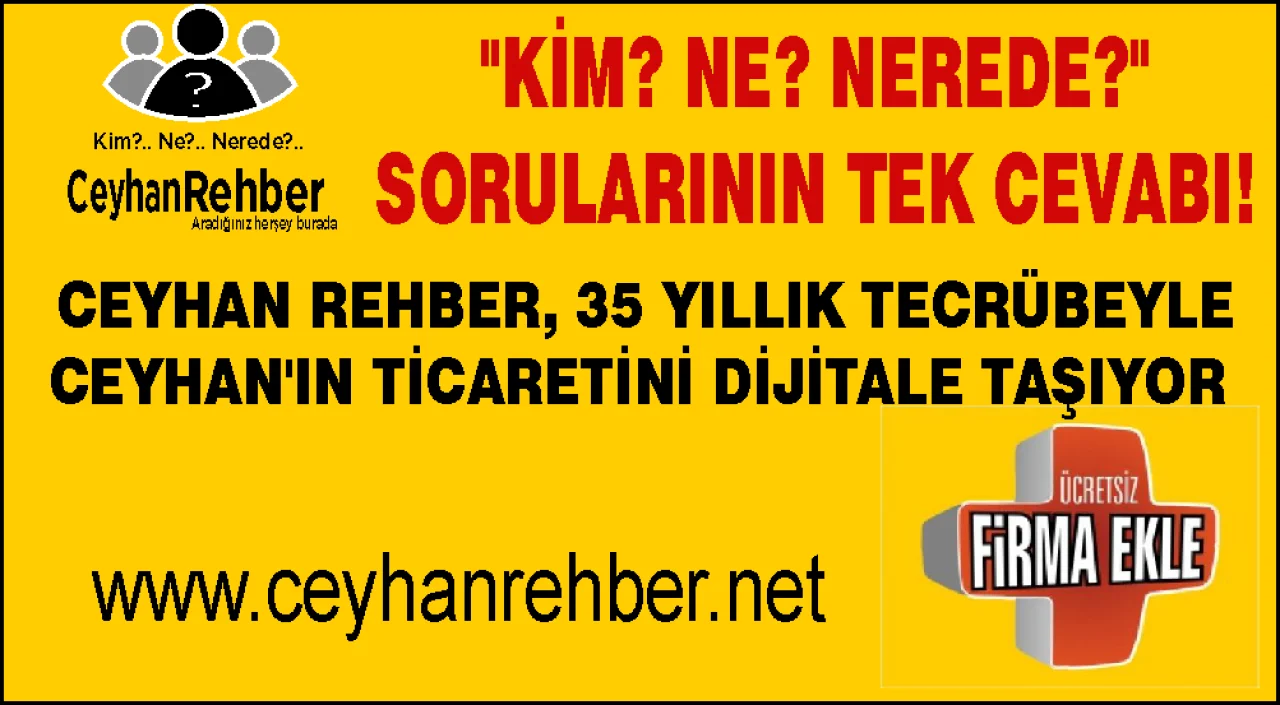Ceyhan Rehber Yayında: İlçe İş Dünyası Tek Çatıda Buluştu!